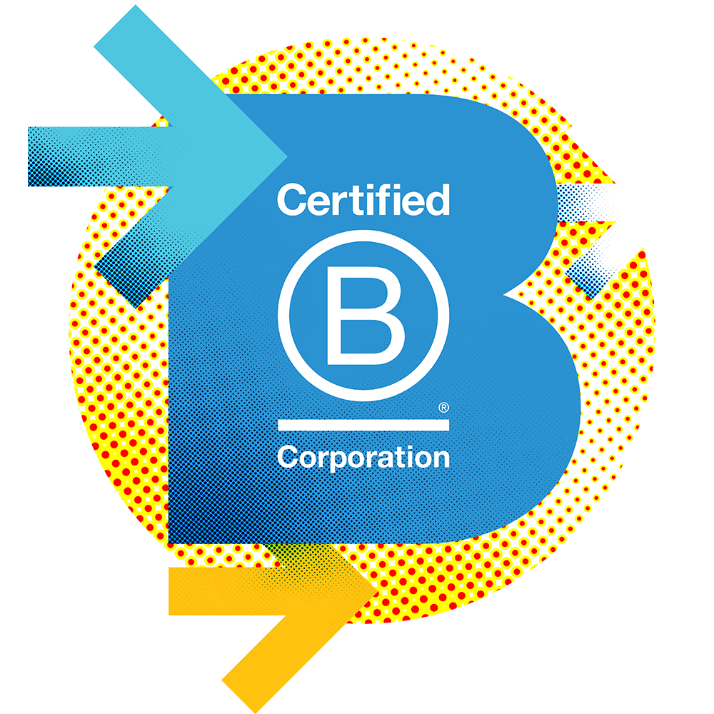 The B Corp logo.